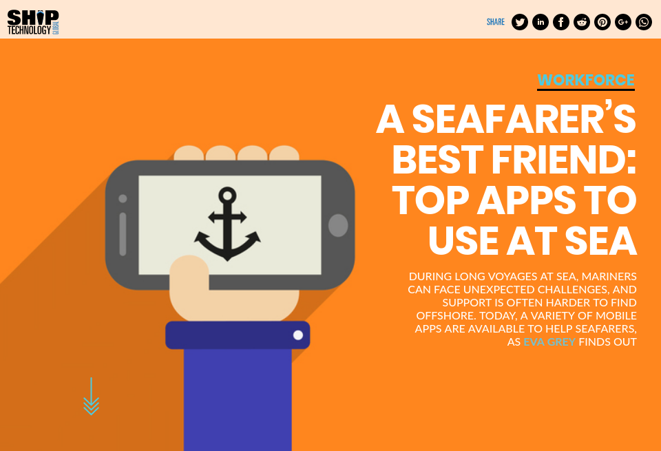A seafarer’s best friend top apps to use at sea Ship Technology